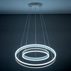 Citilux Дуэт CL719640 LED Люстра подвесная с пультом Белая