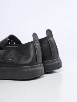 Мокасины летние с перфорацией