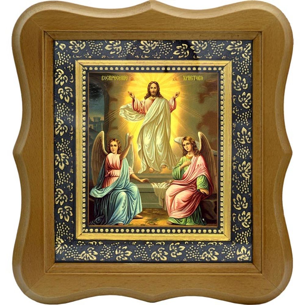 Воскресение Христово. Икона на холсте.