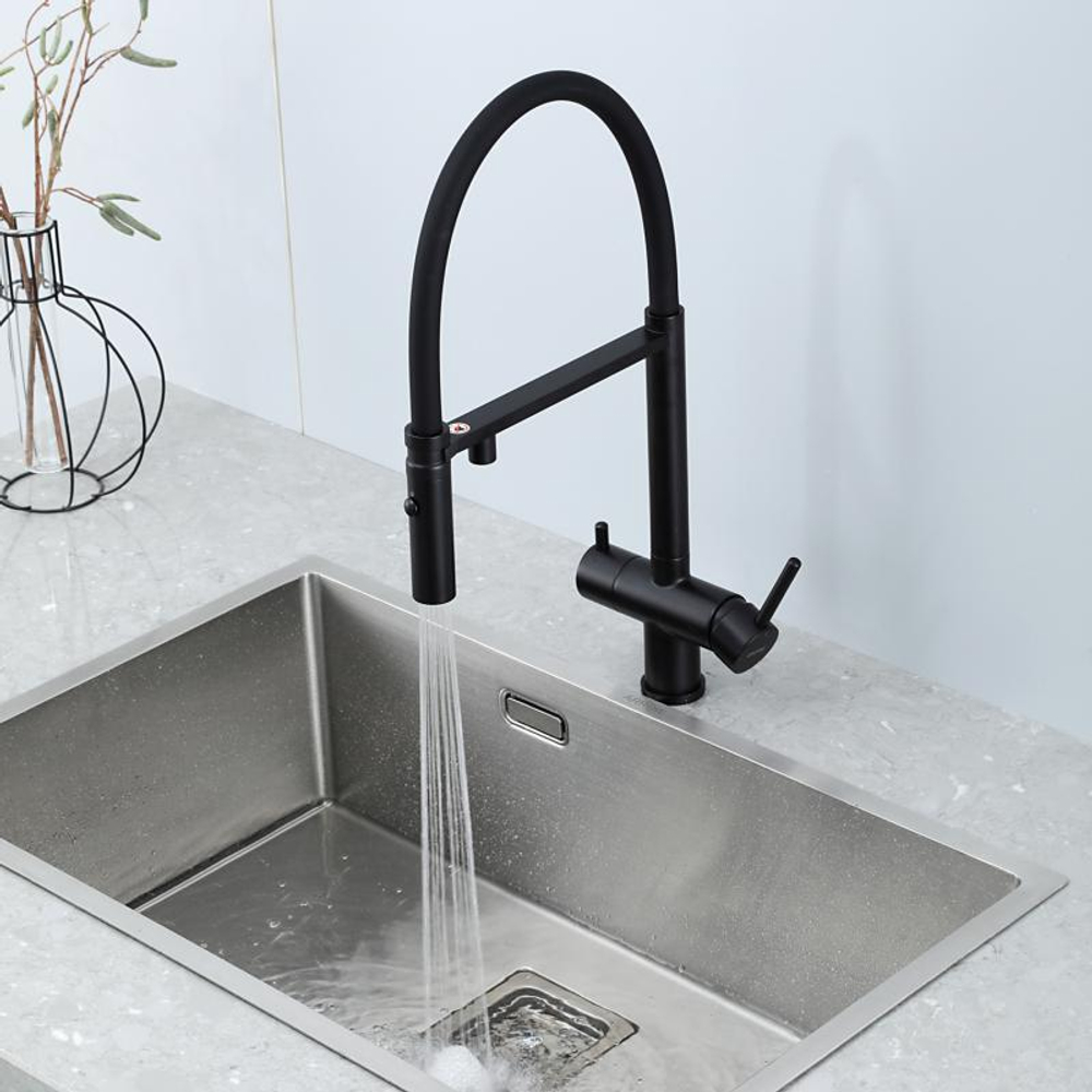 Смеситель для кухни с гибким изливом Gappo G4397-86