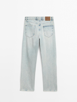 Massimo Dutti Зауженные джинсы из 100% хлопка, индиго