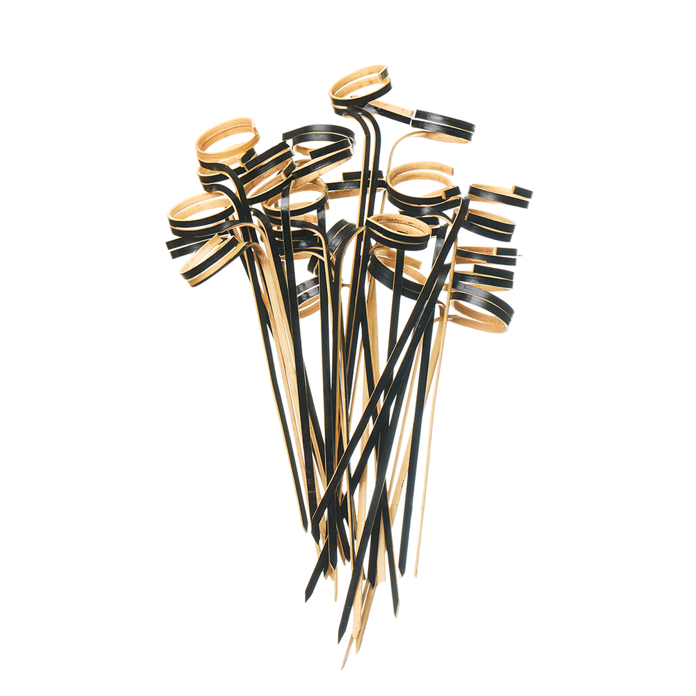 Пика - Узелок бамбук ЧЕРНЫЕ (100шт/40уп) 9см