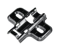 Крестообразная ответная планка Clip-on под саморез, H0, черная AQ