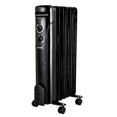 Обогреватель масляный D10-7 "DELTA", 1500 Вт, 7 секций, черный