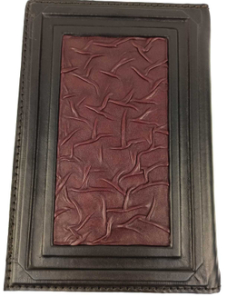 Набор №14 "Ежедневник Герб РФ (из натуральной кожи со съемной обложкой) и бокал для коньяка "Герб РФ"