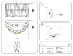 Ambrella Настенный светильник с хрусталем Traditional TR5176