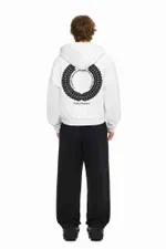 Худи Bruler d'Amour Zip Laurels of victory Off White