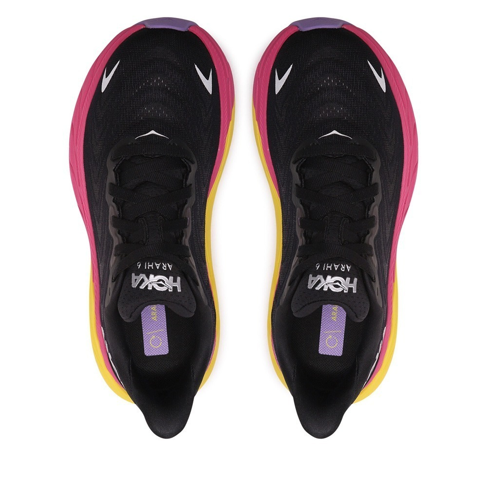 Кроссовки женские HOKA W ARAHI 6 Black / Pink Yarrow