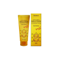 Deoproce Foam Пенка для умывания золото и вост.травы Natural Perfect Solution Cleansing Foam Gold 170 г