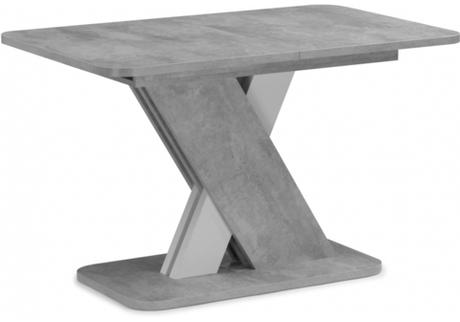 Стол деревянный Woodville Аврора цемент светлый, белый