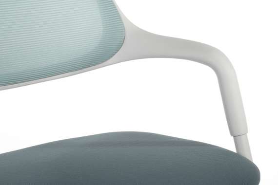 Кресло Scroll SF HY-813B Голубой/Серый