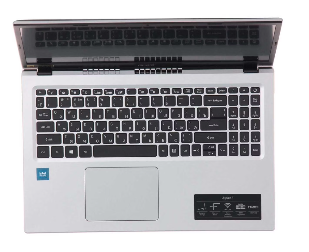 15.6` Ноутбук ACER Aspire 3 A315-35-C0T9 (1920x1080, Intel Celeron N4500, RAM 4ГБ, SSD 256ГБ, Intel UHD Graphics, Win 10 Pro)