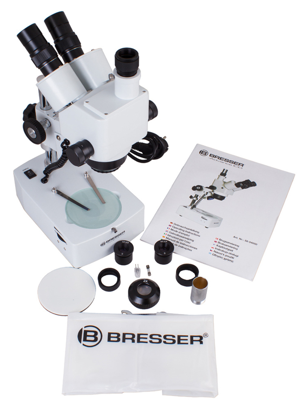 Микроскоп Bresser Advance ICD 10x–160x