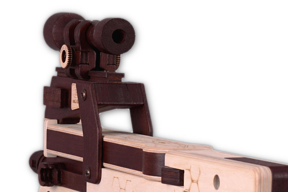 Пистолет-пулемет WASP от TARG - деревянный конструктор, сборная модель, 3d пазл