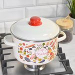 Кастрюля 4л "Моя кухня" слоновая кость