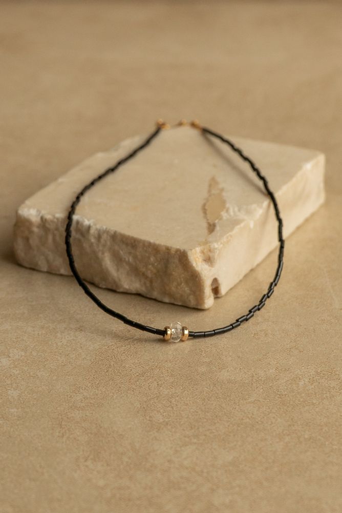 Чокер из бисера со вставкой из стекла / Pourmoi Jewerly