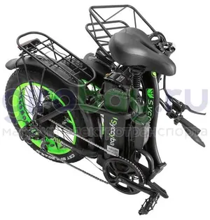 Электровелосипед Syccyba F11 Pro (48V/20Ah) - Салатовый обод фото №14