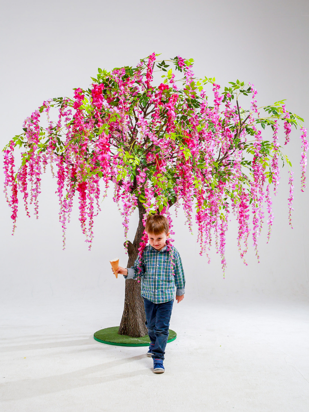 Искусственное дерево "Глициния Фиолетовая Classic" 2,3 м