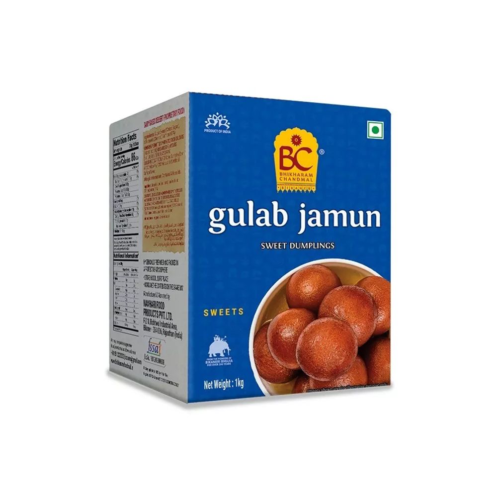 Сладость Bhikharam Chandmal Gulab Jamun Гулаб Джамун 1000 г