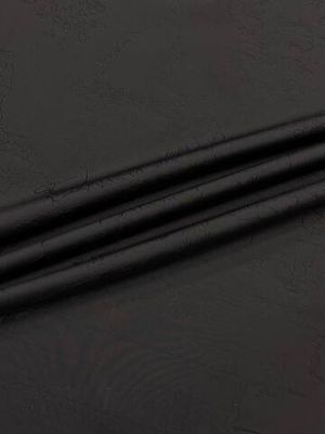 Курточно-плащевая ткань п/э Alviero Martini черная с картой мира