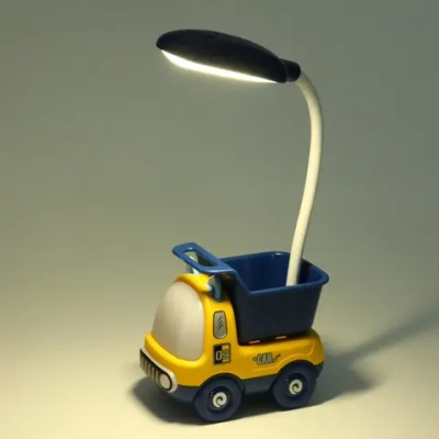 Настольная лампа «Sweet - Truck» 5,5*9*24 см LED, USB 3.w 5v, Синий/желтый
