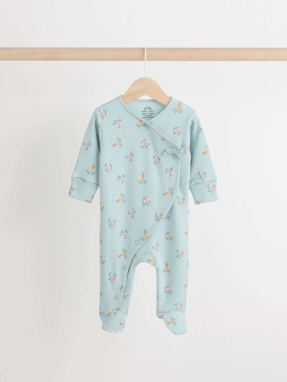 Комбинезон / Cлип для малышей Next N77-690, 3 шт., Голубой, Светло-желтый