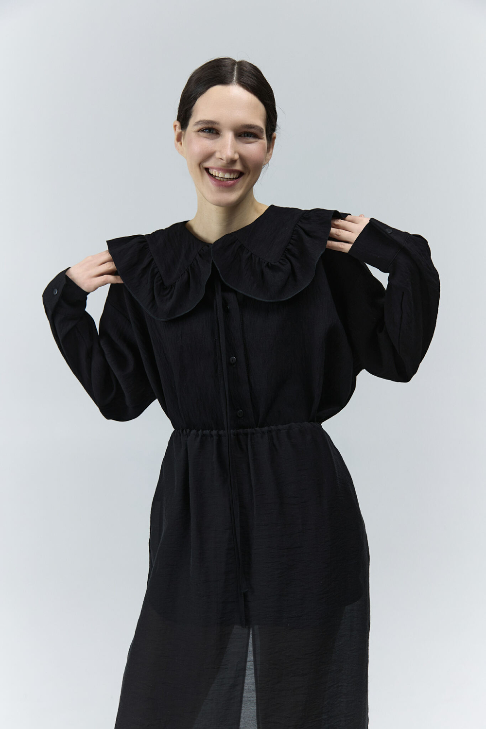 Блуза с воротником