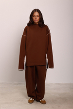 Брюки бананы из джерси