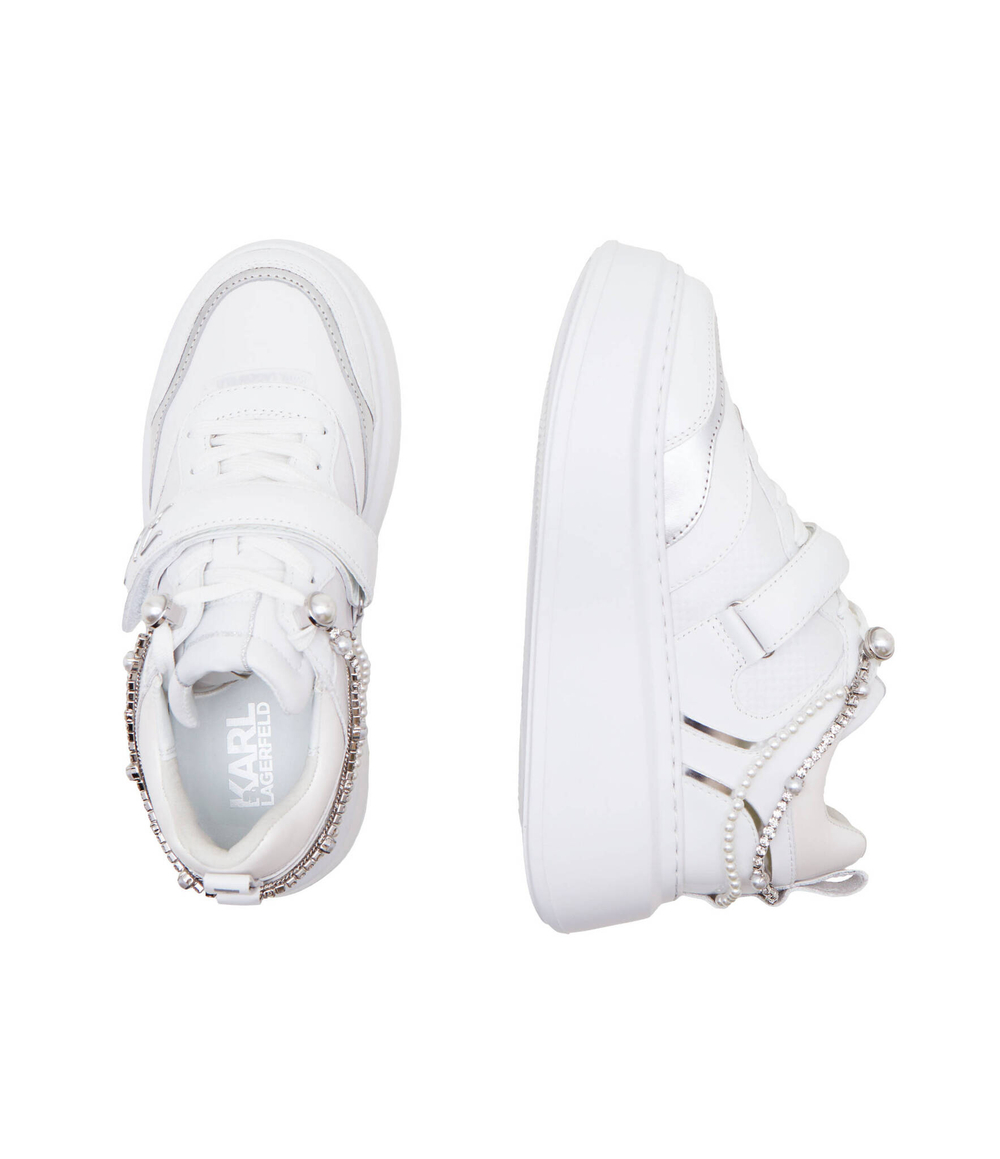 Кожаные кроссовки anakapri Karl Lagerfeld - белый(KL63544)