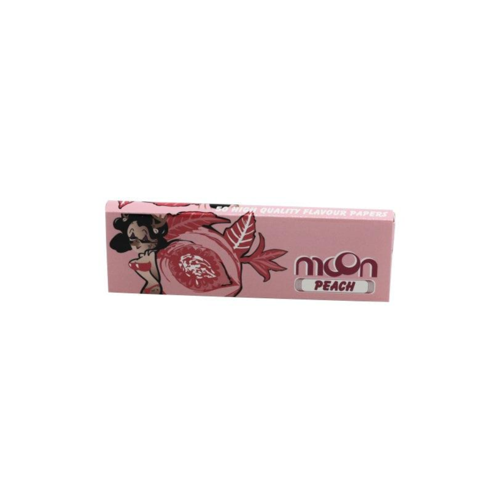 !Бумага для сигарет "Moon" Flavoured Персик 70mm 14г/м 50л*20шт