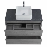 Тумба с раковиной и столешницей BelBagno KRAFT 90 Cemento Grigio