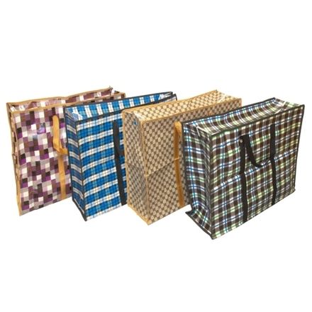 Сумка полипропиленовая 70х57+23см с молнией (1/10шт)