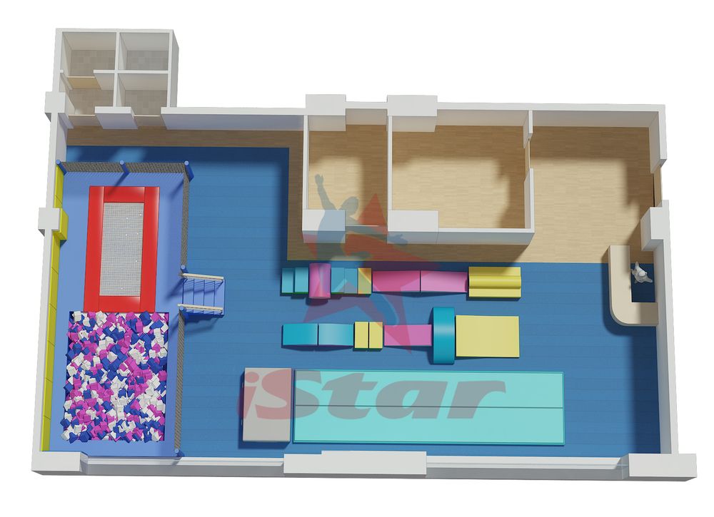 Гимнастический центр - проект зала в Санкт-Петербурге