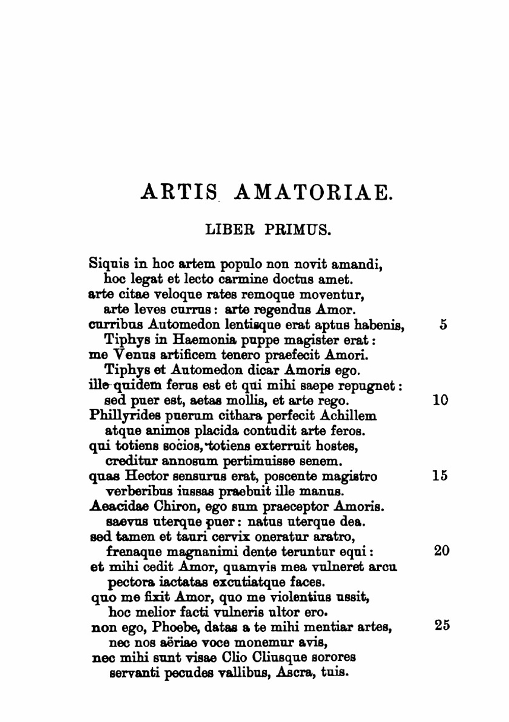 P. Ovidii Nasonis Ars Amatoria et Amores. A School edition | J. Herbert Williams