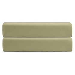 Простыня на резинке 180x200x30см Tkano Essential шалфей