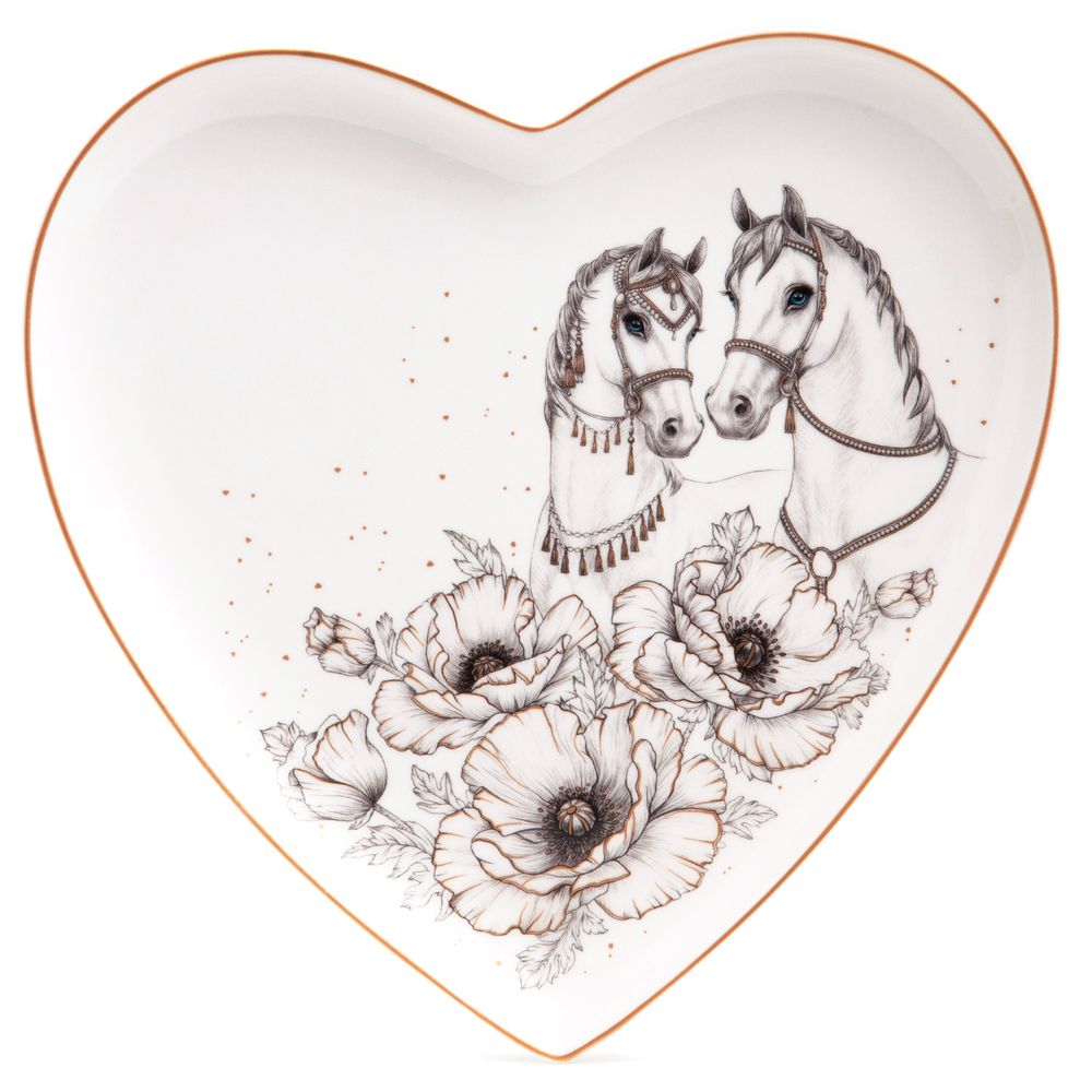 ТАРЕЛКА LEFARD "TOP STYLE" СЕРДЦЕ 21,5*2 СМ (КОР=48ШТ.)