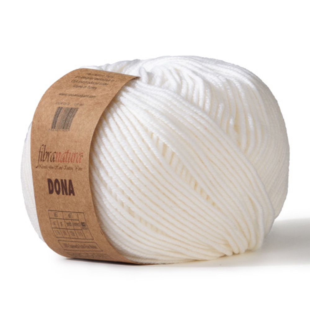 Пряжа Dona 50г, 115м, 100% меринос экстрафайн (цена за 1 шт)