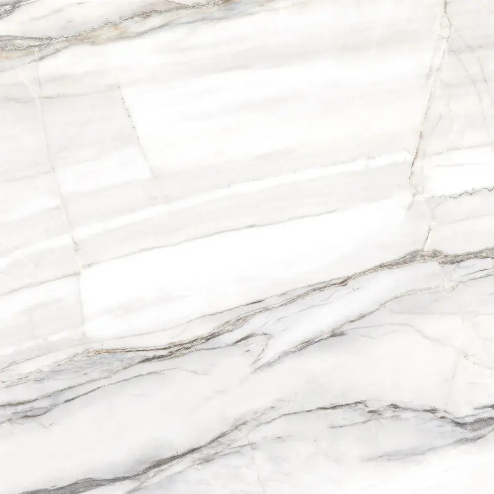 Керамогранит Alma Ceramica GFU57SLC00L Selection 57x57 белый лаппатированный под камень