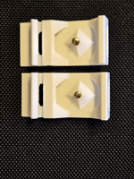 Универсальное крепление для корпусов на динрейку, комплект из 6-ти шт., 3D печать, белый