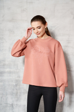 22541 Джемпер женский (темно-пудровый)