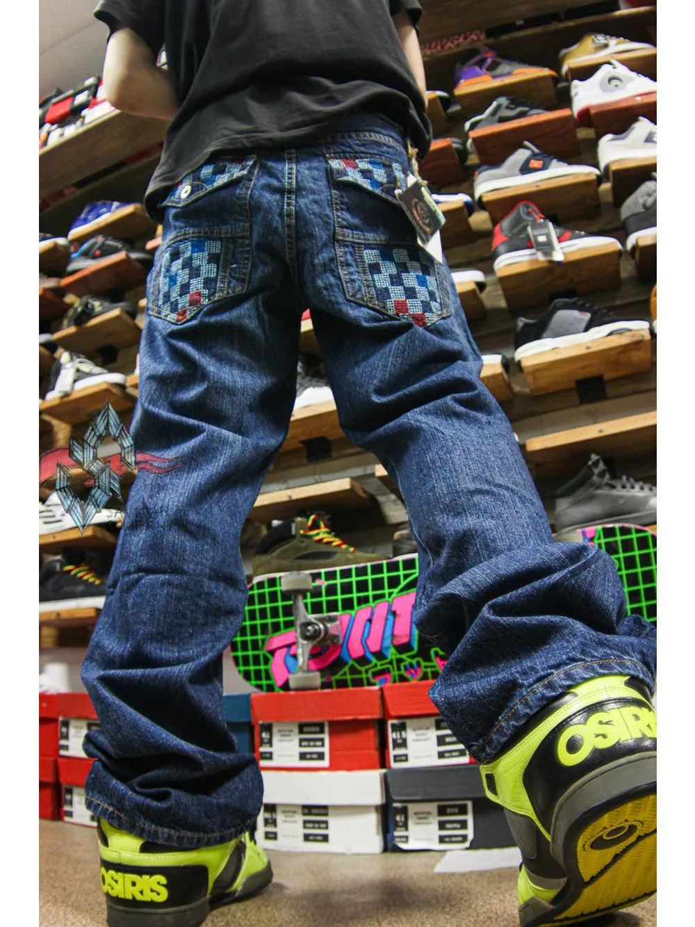 Джинсы прямые широкие трубы от Savitar Shoes Company