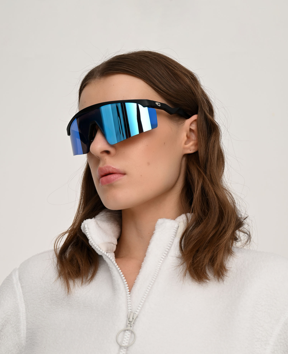 Спортивные очки с диоптриями GOG Sigurd / Matt Black / Reflex White-Blue