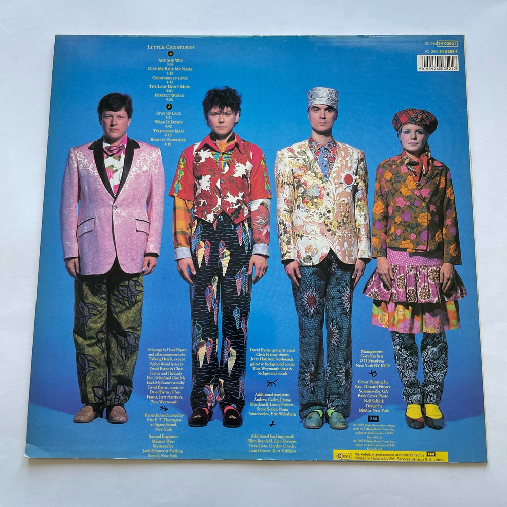 Винтажная виниловая пластинка LP Talking Heads Little Creatures (Нидерланды 1985)