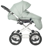 Детская коляска Indigo Barbara 21 Classic 3 в 1 с автокреслом Avionaut Cosmo Ba02 шалфей
