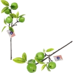 Муляж «Ветка яблоки зеленые» 40см