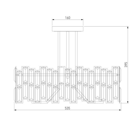 Потолочная люстра Bogates Zolletta 339/5 Strotskis Smart