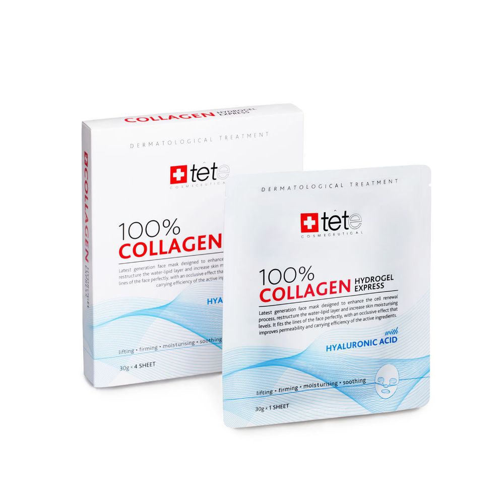 TETe BOX/100% Collagen Hydrogel Mask