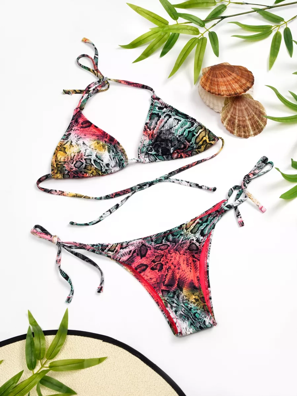 купальник раздельный 3 в 1 туника-халат пляжный