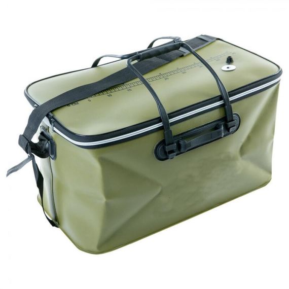 Сумка - кан рыболовная водонепроницаемая складная с клапаном 40 см EVA