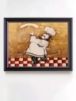 Картина на стену интерьерная для кафе "Повар" 45*35 см